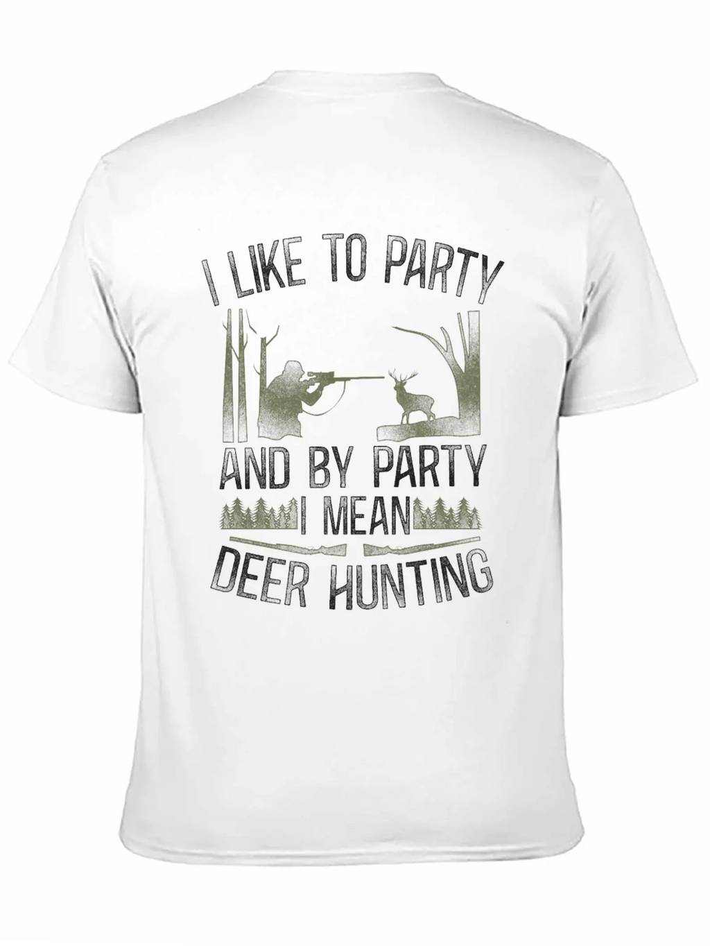 Hunting Party T-Shirt - Camo Hunter Design