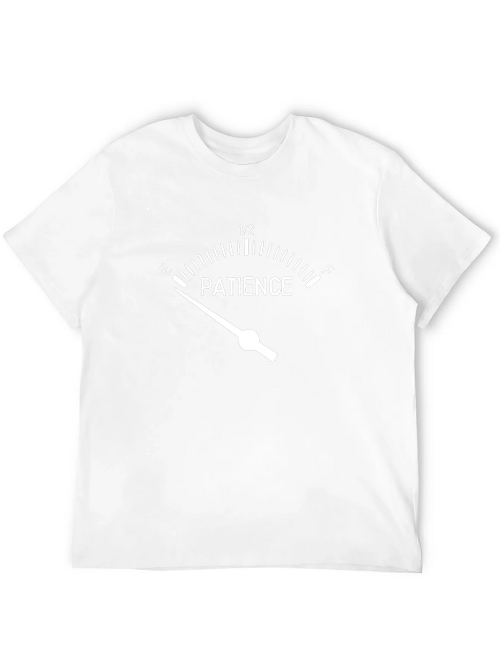 Patience Meter Graphic T-Shirt - Black