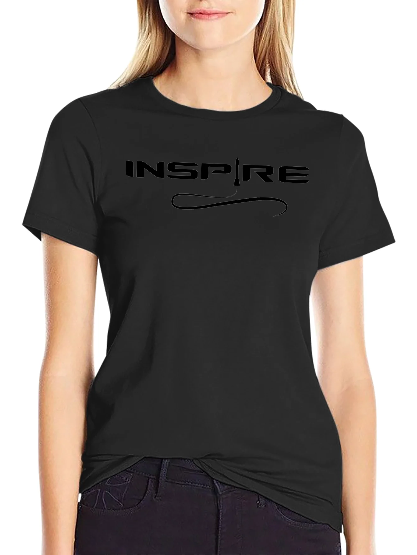 Inspire Graphic Black T-Shirt - Unisex