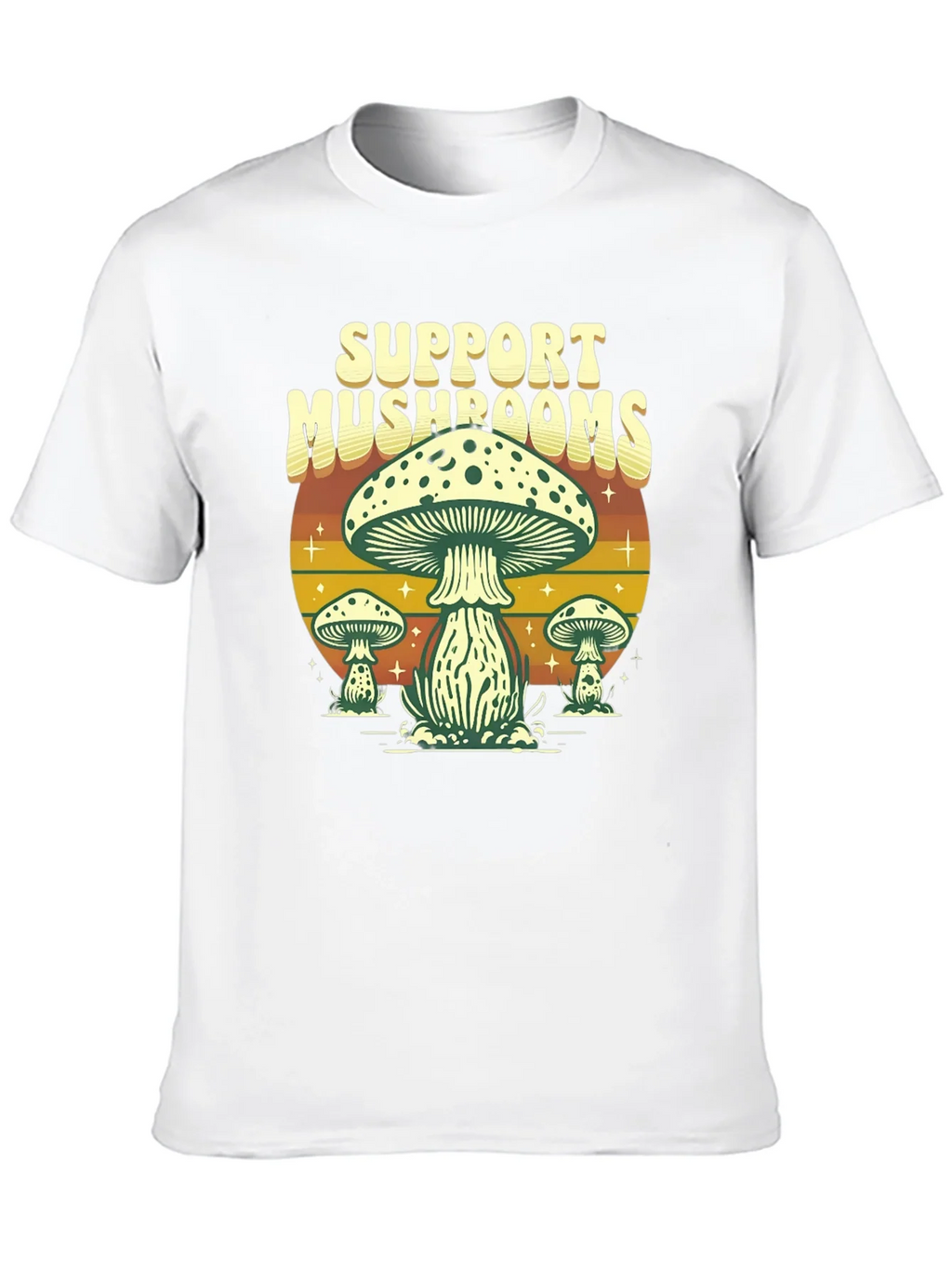 Support Mushrooms Graphic T-Shirt
