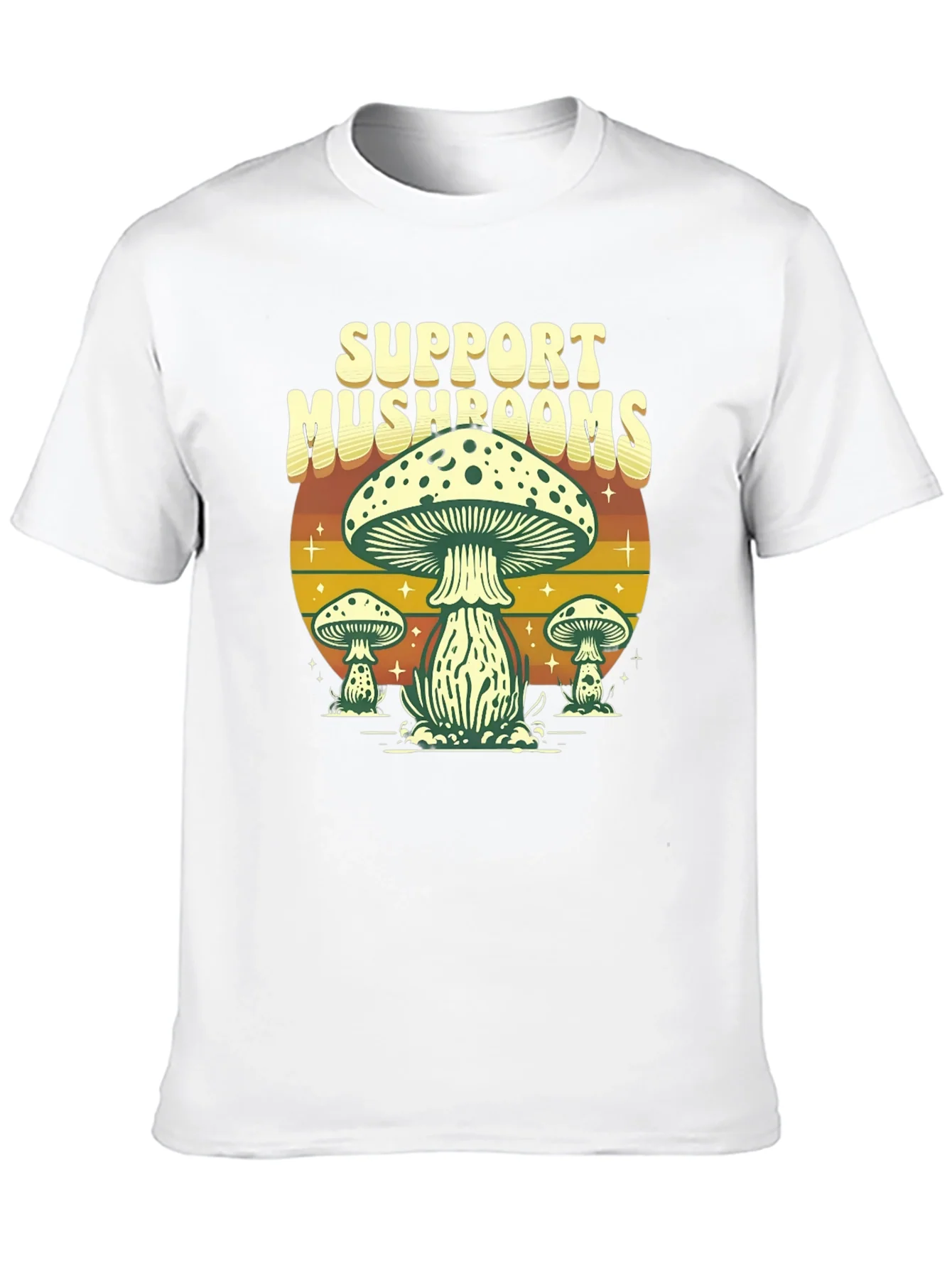Support Mushrooms Graphic T-Shirt