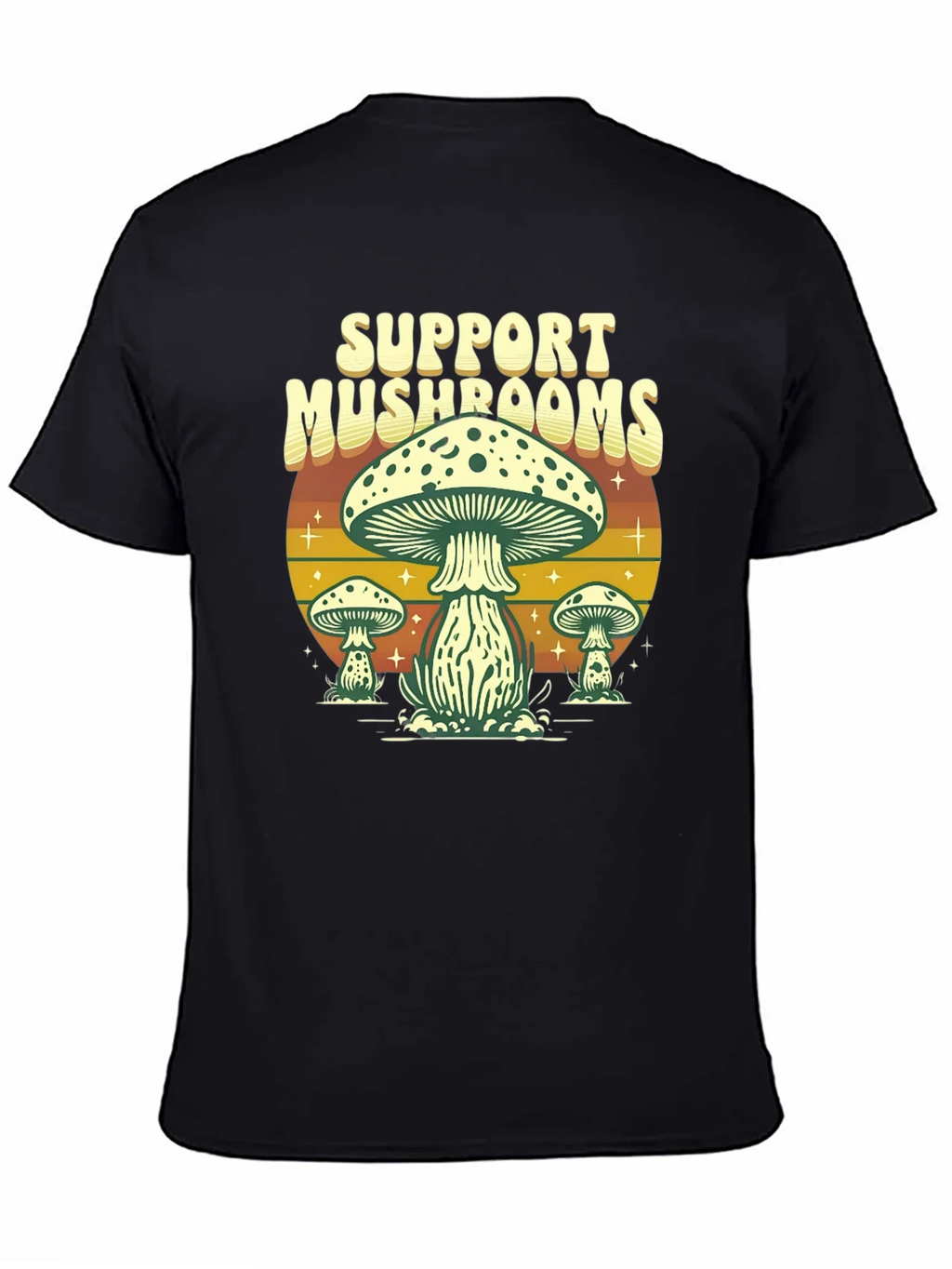 Support Mushrooms Graphic T-Shirt