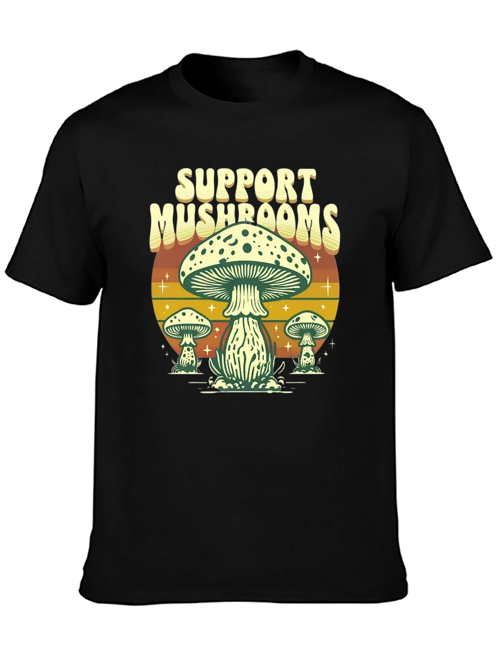 Support Mushrooms Graphic T-Shirt