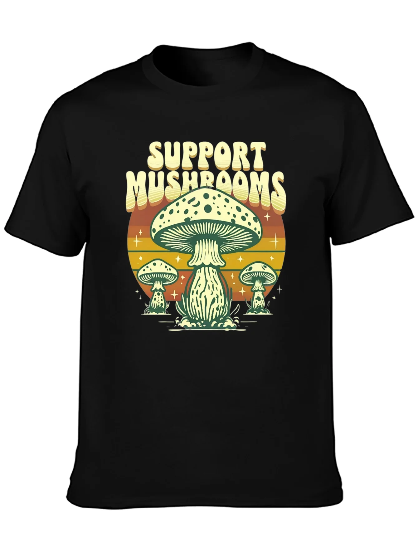 Support Mushrooms Graphic T-Shirt