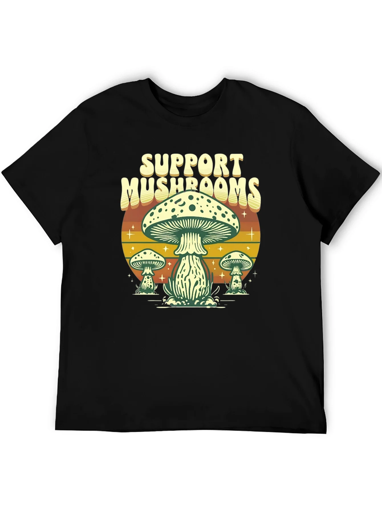Support Mushrooms Graphic T-Shirt
