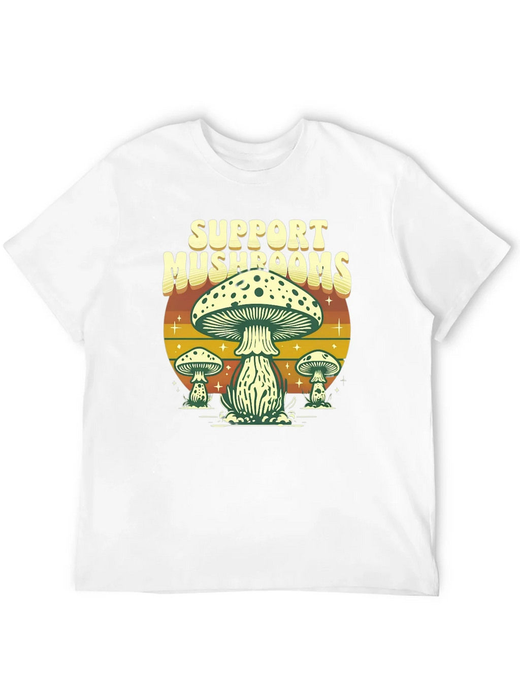 Support Mushrooms Graphic T-Shirt