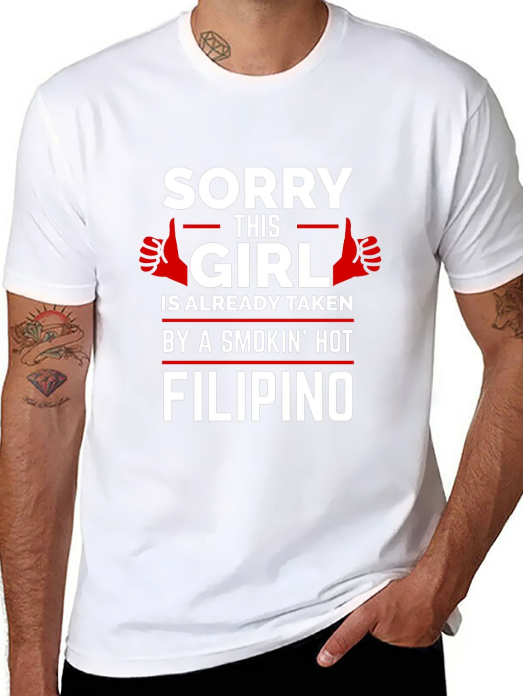 Sorry This Girl is Taken by Filipino T-Shirt
