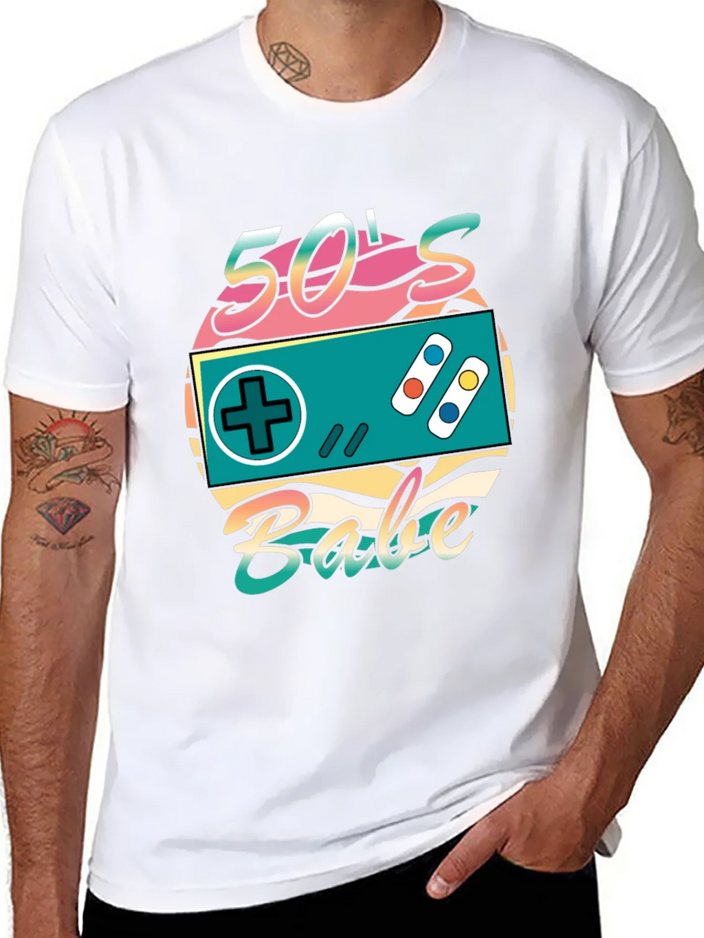 Retro 50s Babe Controller T-Shirt