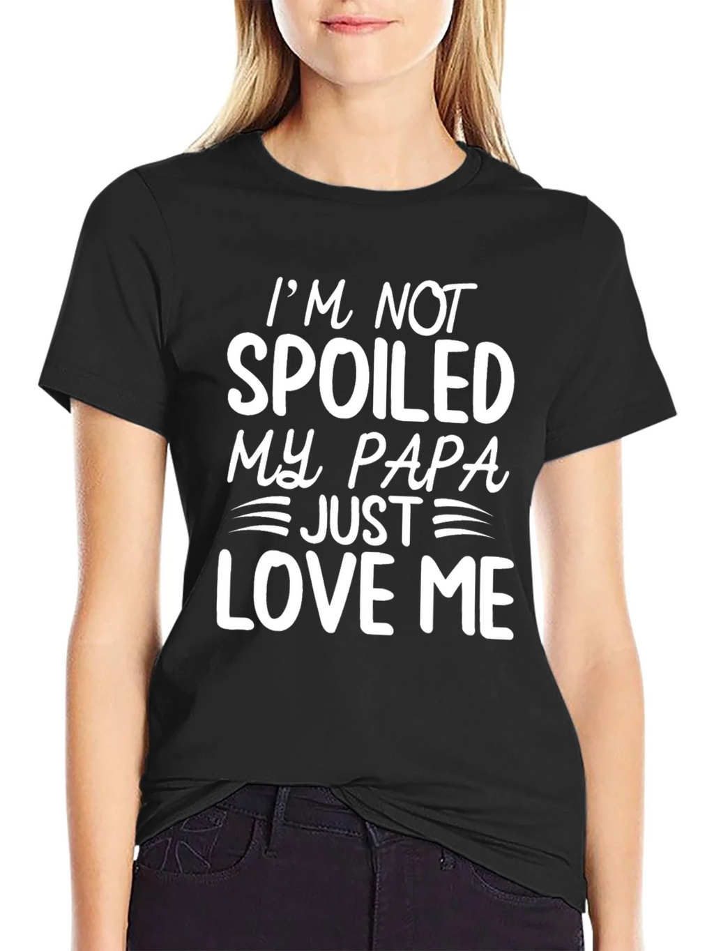 Spoiled by Papa T-Shirt - Funny Dad Love