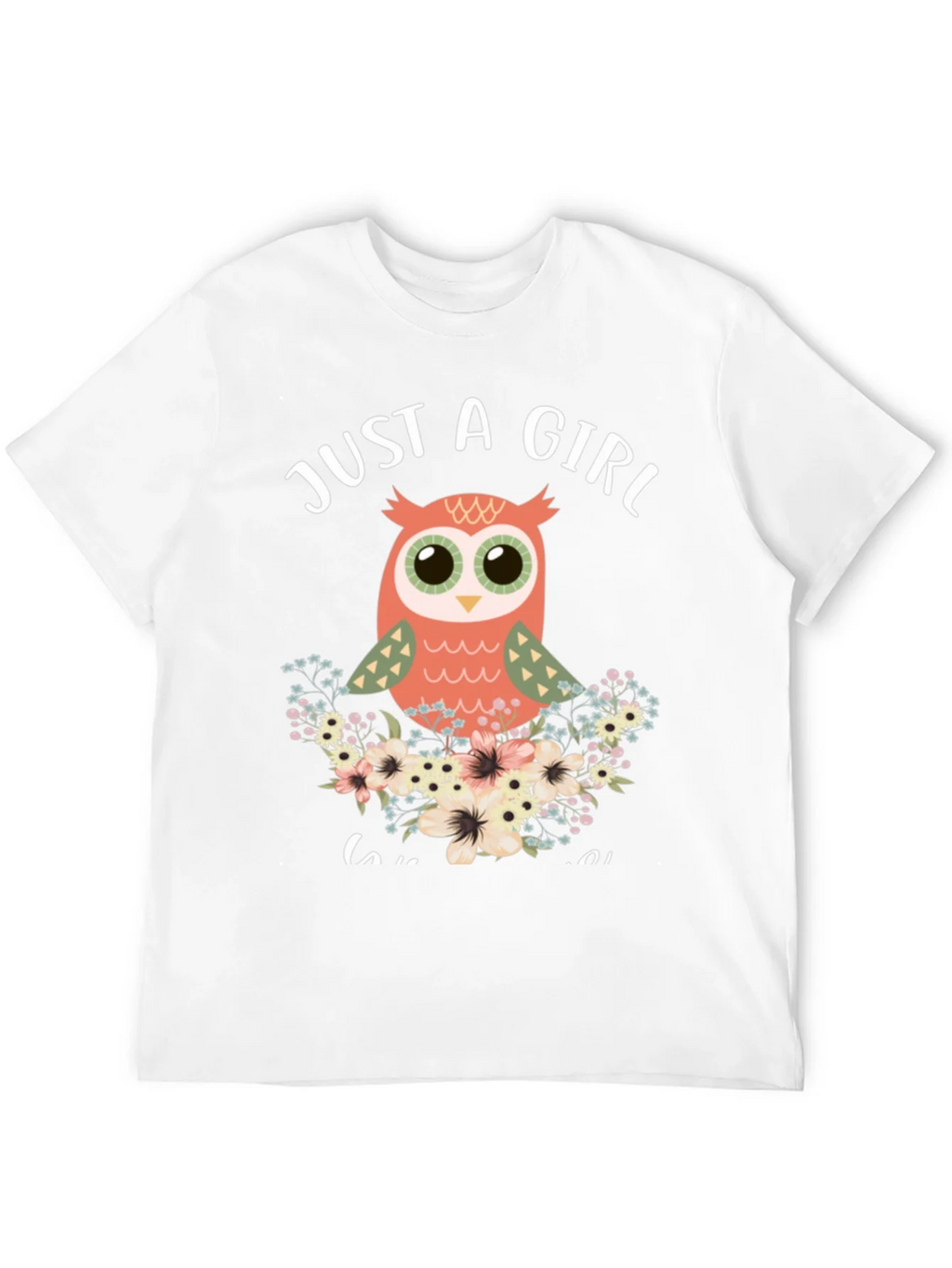 Just a Girl Who Loves Owls Graphic T-Shirt