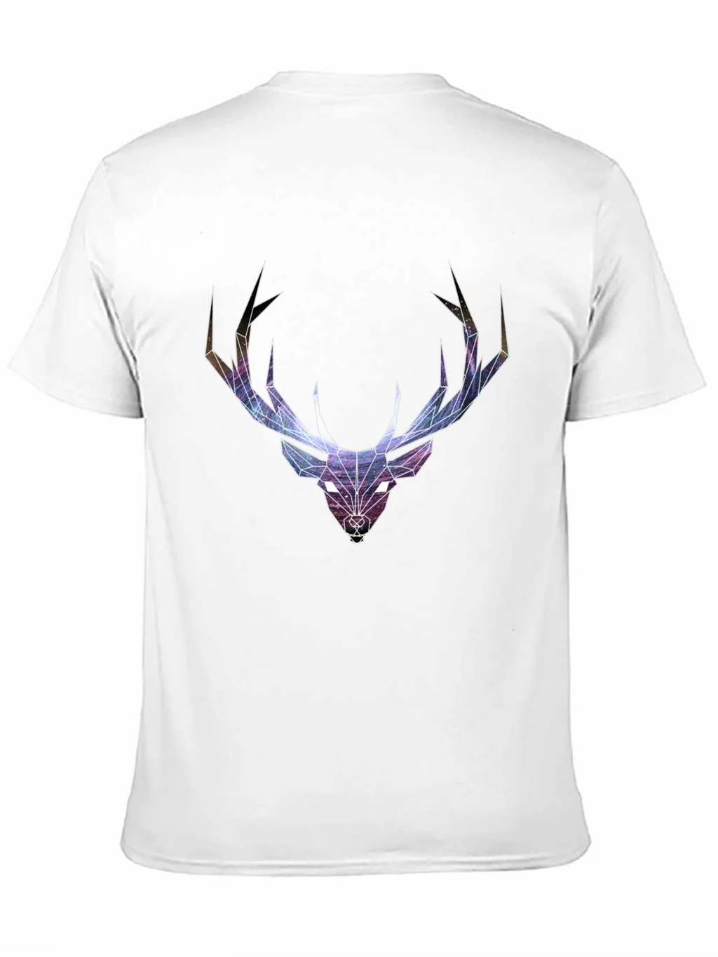 Geometric Deer Head Graphic T-Shirt