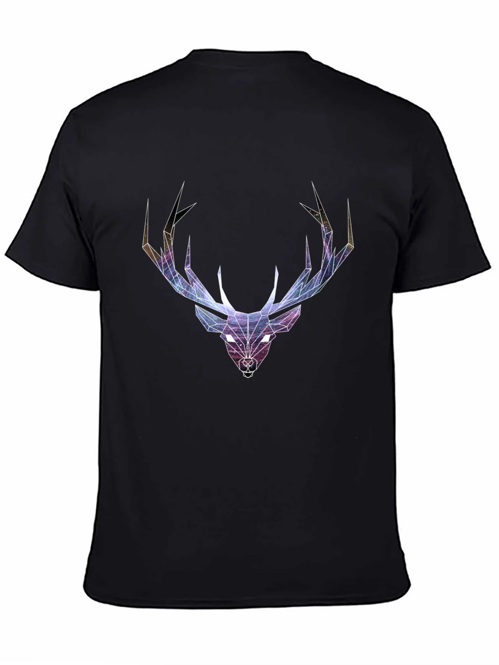 Geometric Deer Head Graphic T-Shirt