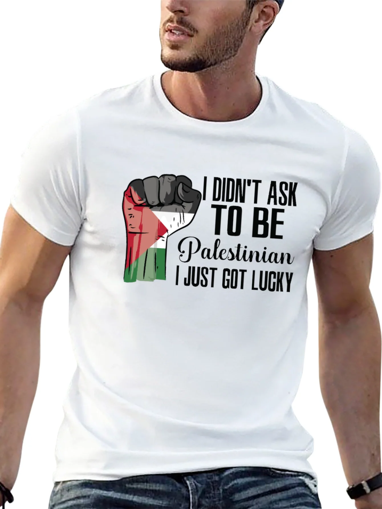 Palestinian Pride Graphic Tee - Lucky