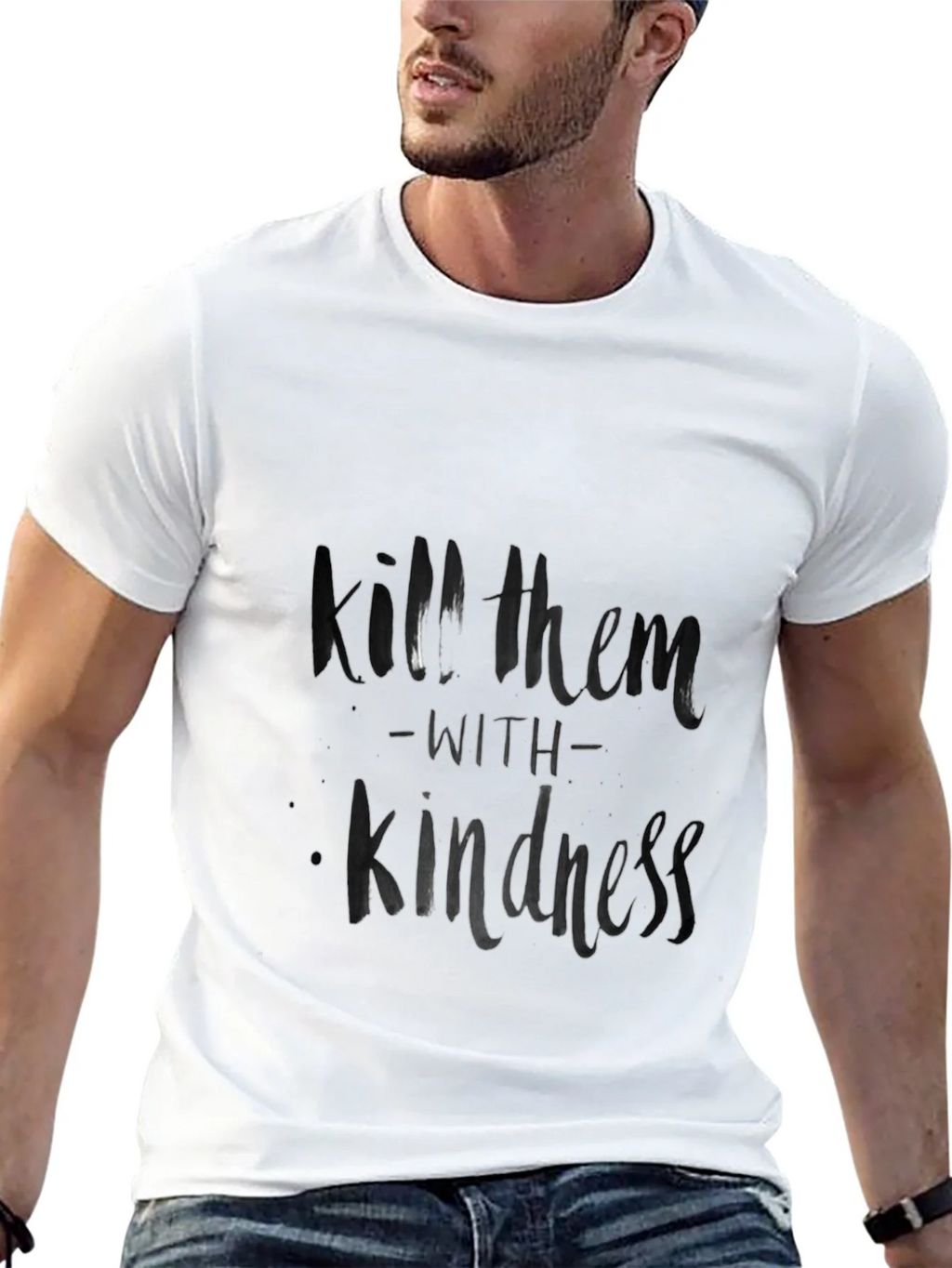 Kill Them with Kindness Black T-Shirt