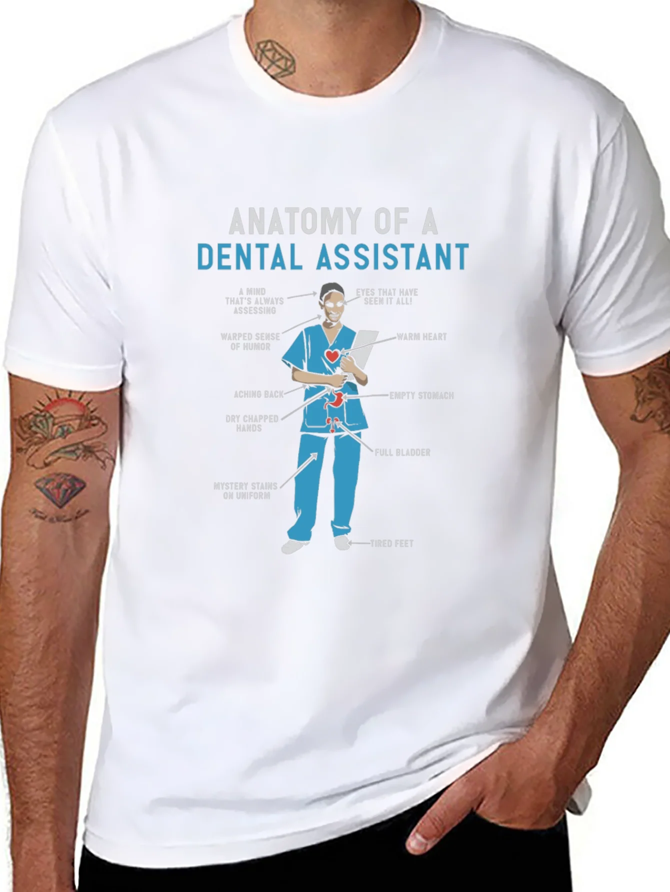 Dental Assistant Anatomy T-Shirt