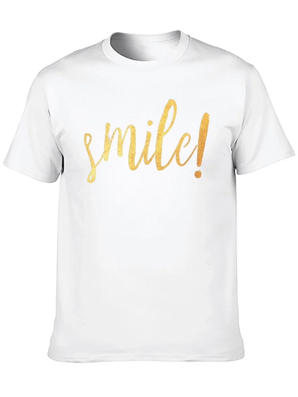 Smile! Graphic Tee - Soft Cotton Casual T-Shirt