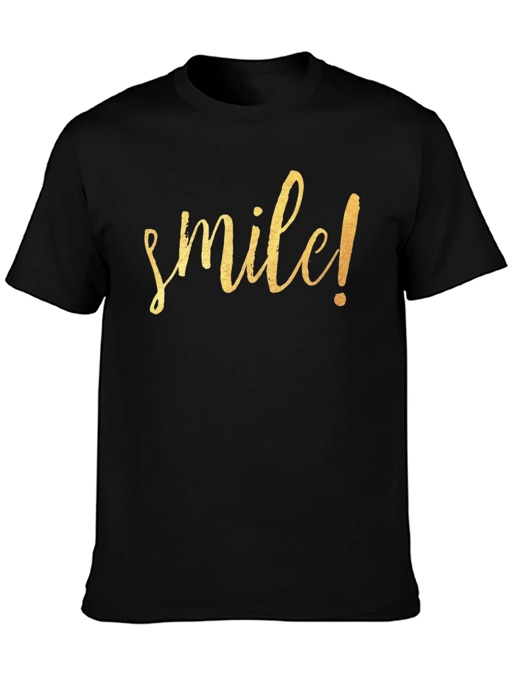 Smile! Graphic Tee - Soft Cotton Casual T-Shirt