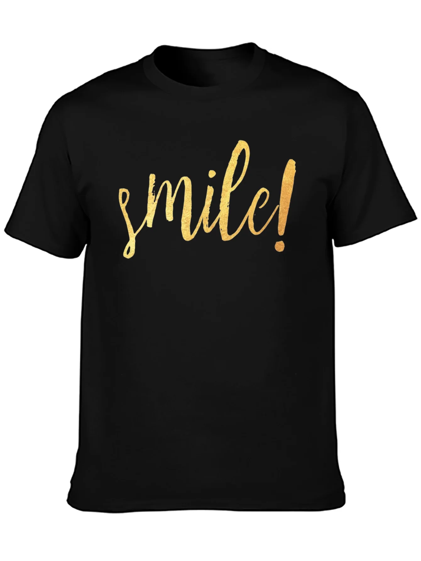 Smile! Graphic Tee - Soft Cotton Casual T-Shirt
