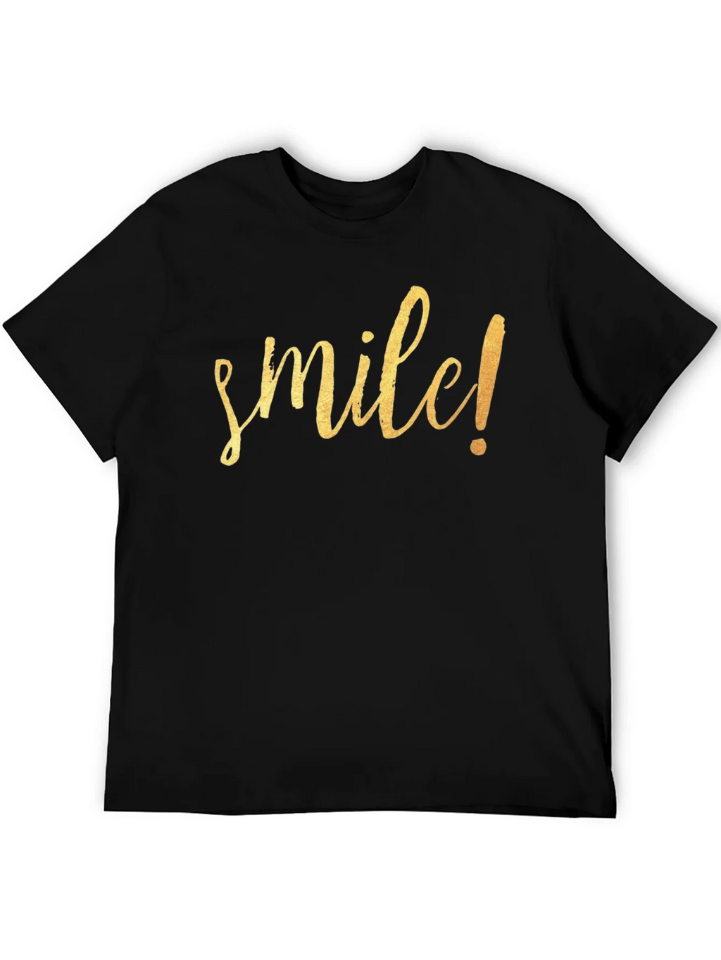Smile! Graphic Tee - Soft Cotton Casual T-Shirt