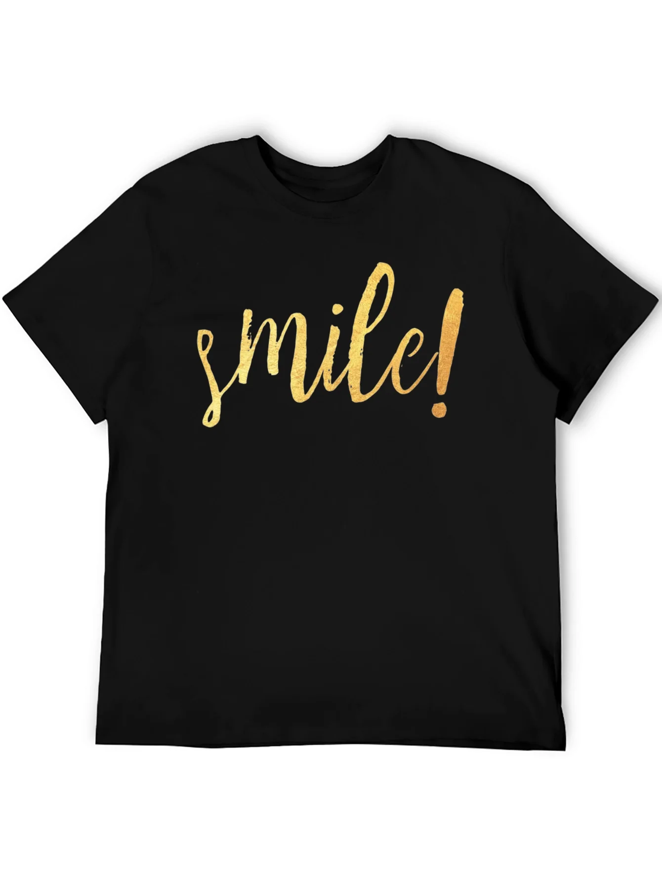 Smile! Graphic Tee - Soft Cotton Casual T-Shirt