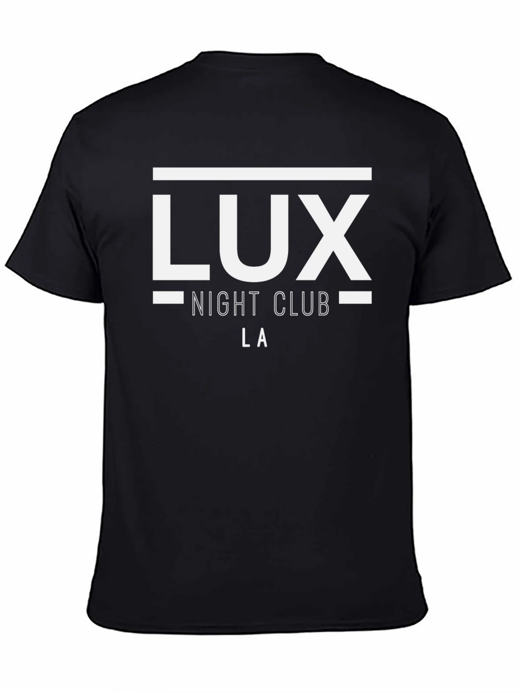 Lux Nightclub LA T-Shirt - Black