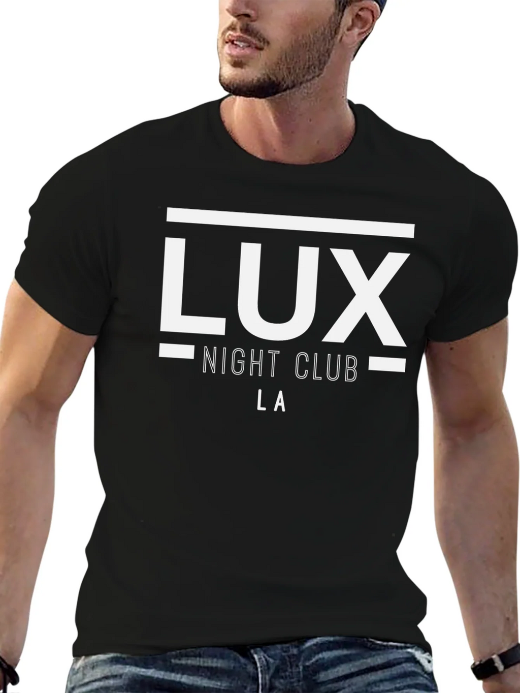 Lux Nightclub LA T-Shirt - Black