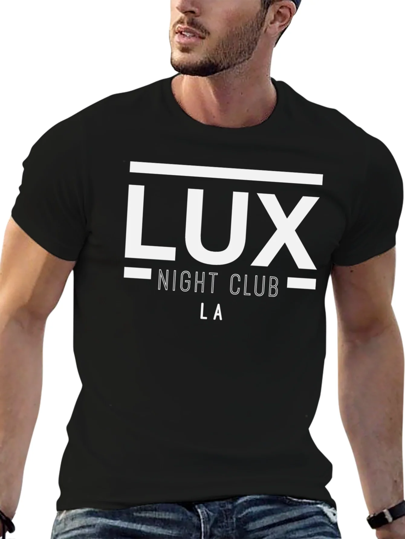 Lux Nightclub LA T-Shirt - Black