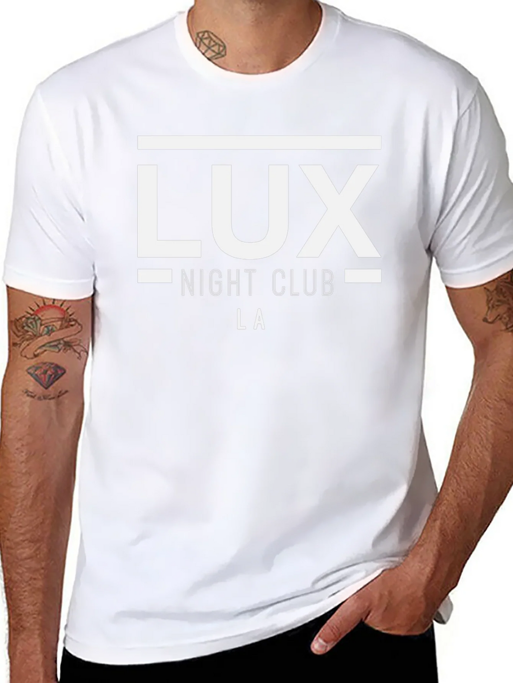 Lux Nightclub LA T-Shirt - Black
