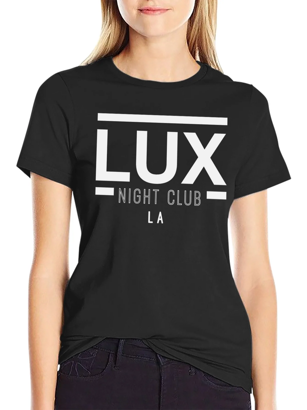 Lux Nightclub LA T-Shirt - Black