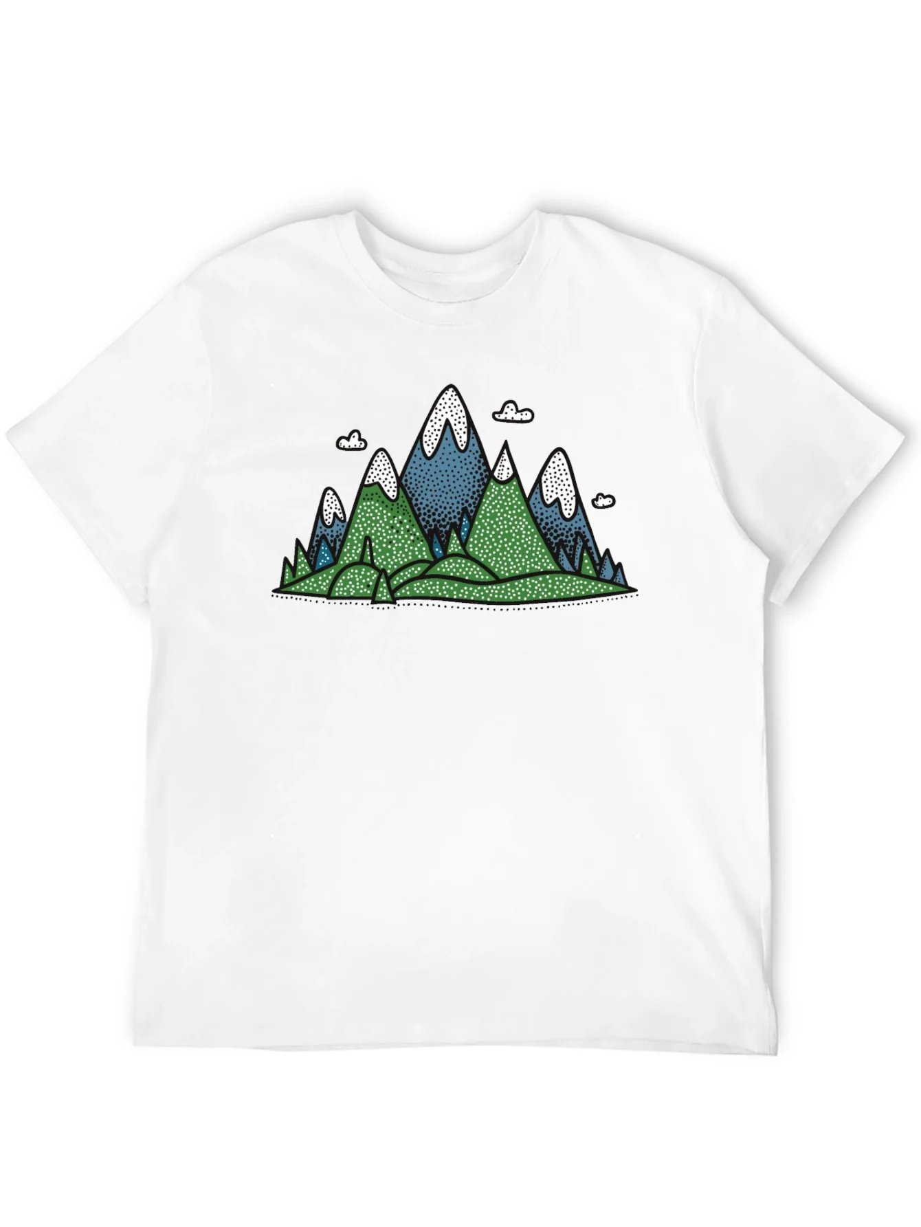 Mountain Graphic Black T-Shirt