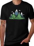 Mountain Graphic Black T-Shirt