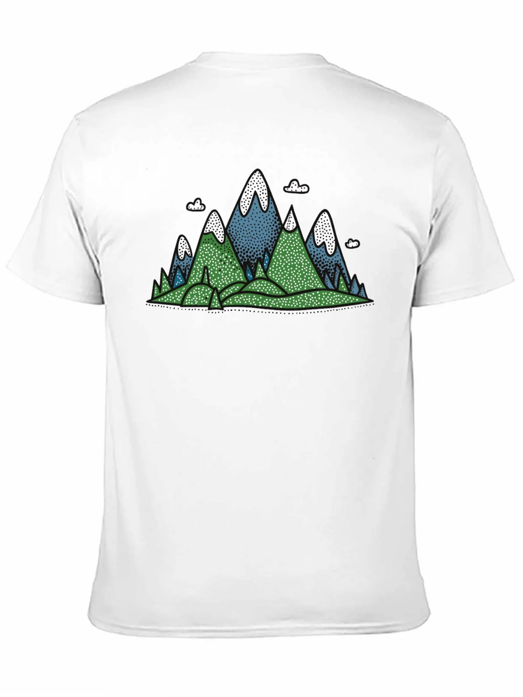 Mountain Graphic Black T-Shirt