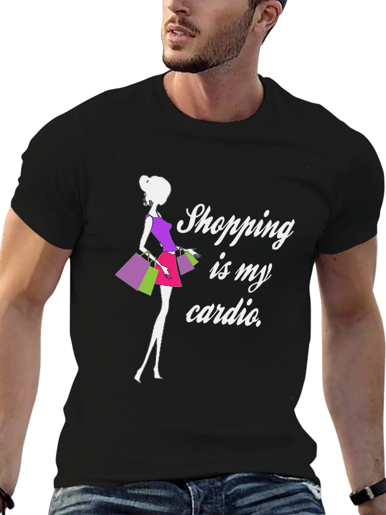 Shopping is My Cardio Graphic Tee