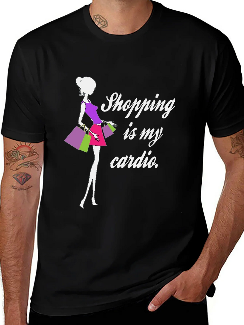 Shopping is My Cardio Graphic Tee