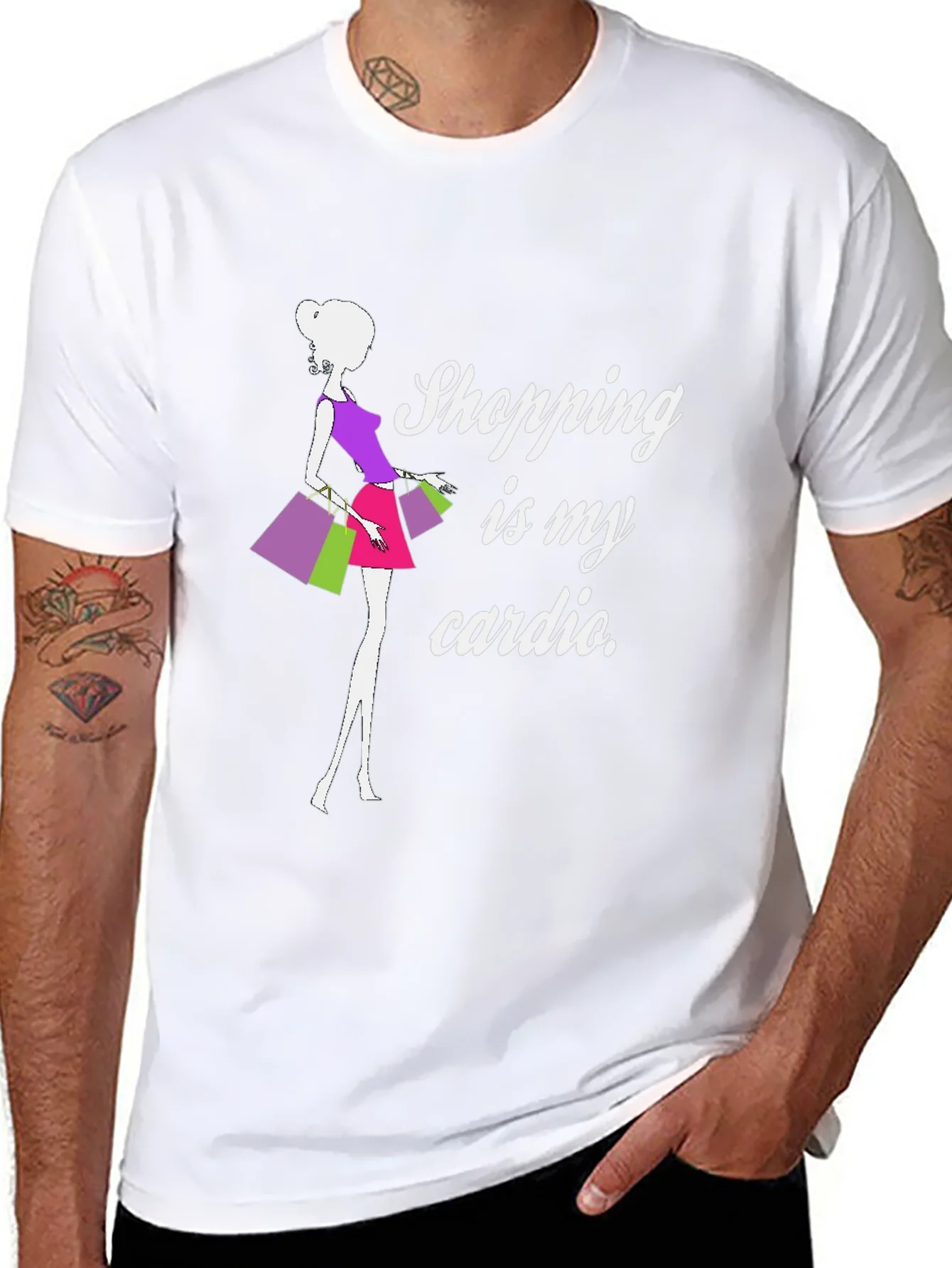 Shopping is My Cardio Graphic Tee