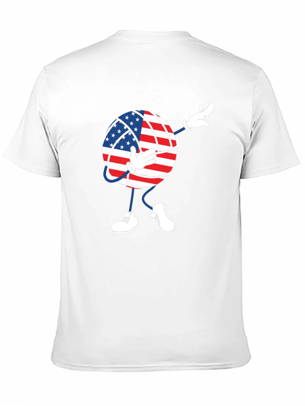 USA Flag Volleyball Dab T-Shirt