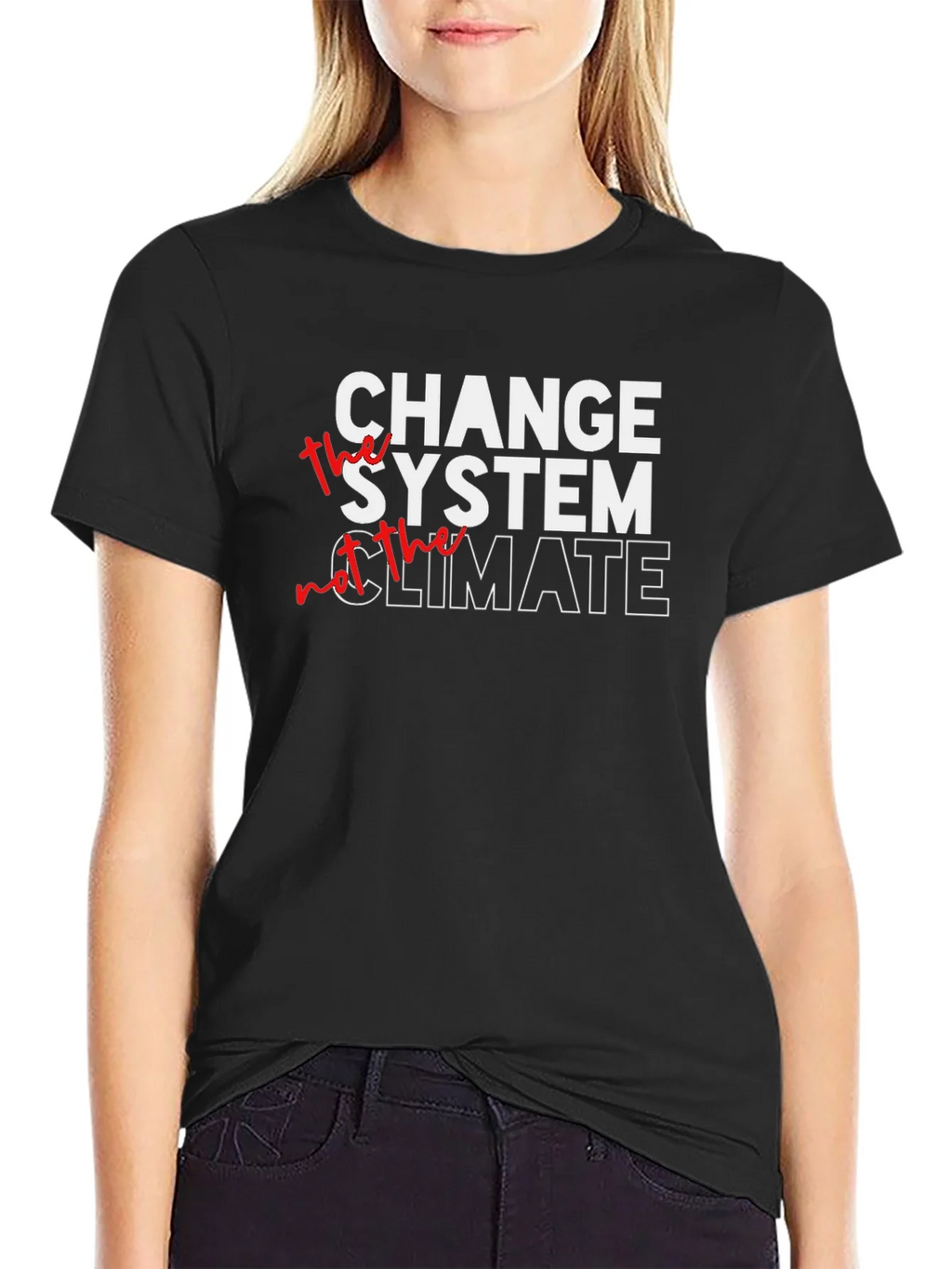 Change The System Graphic Tee