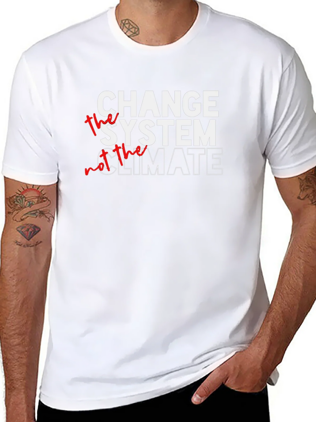 Change The System Graphic Tee