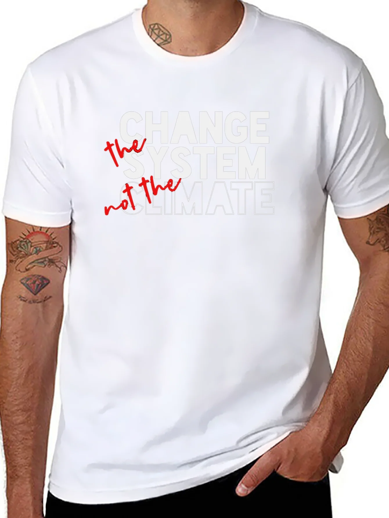 Change The System Graphic Tee