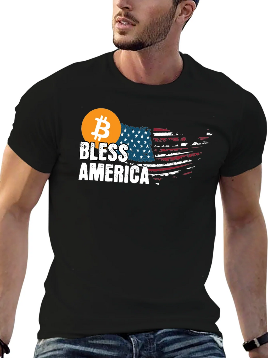 Bitcoin Bless America T-Shirt