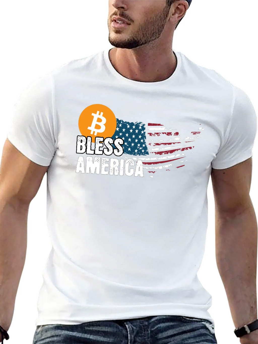 Bitcoin Bless America T-Shirt