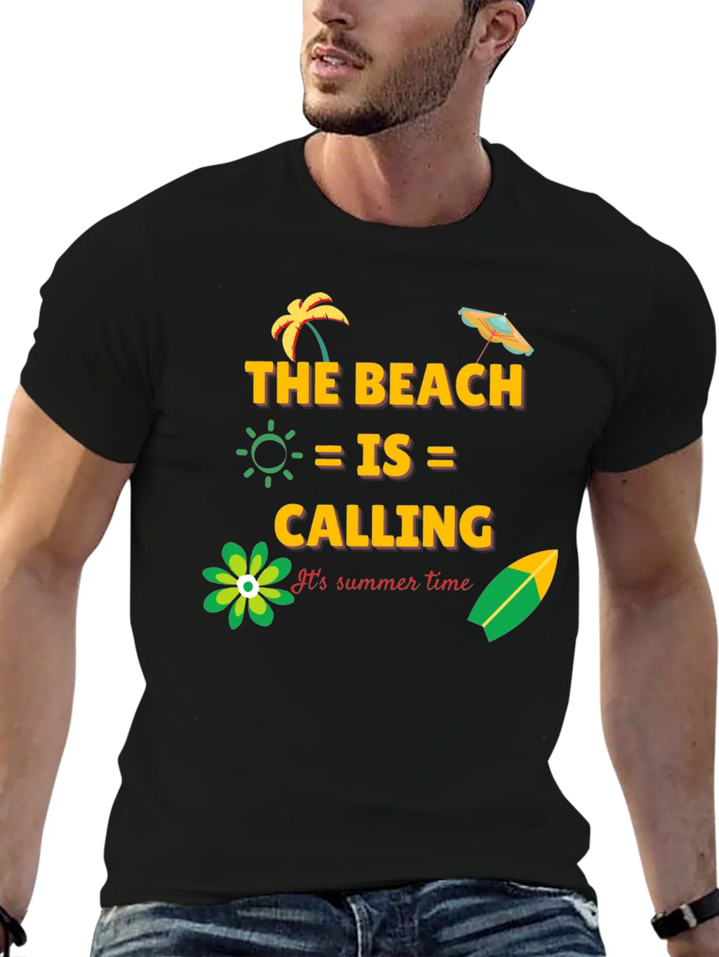 The Beach is Calling T-Shirt - Summer Vibes
