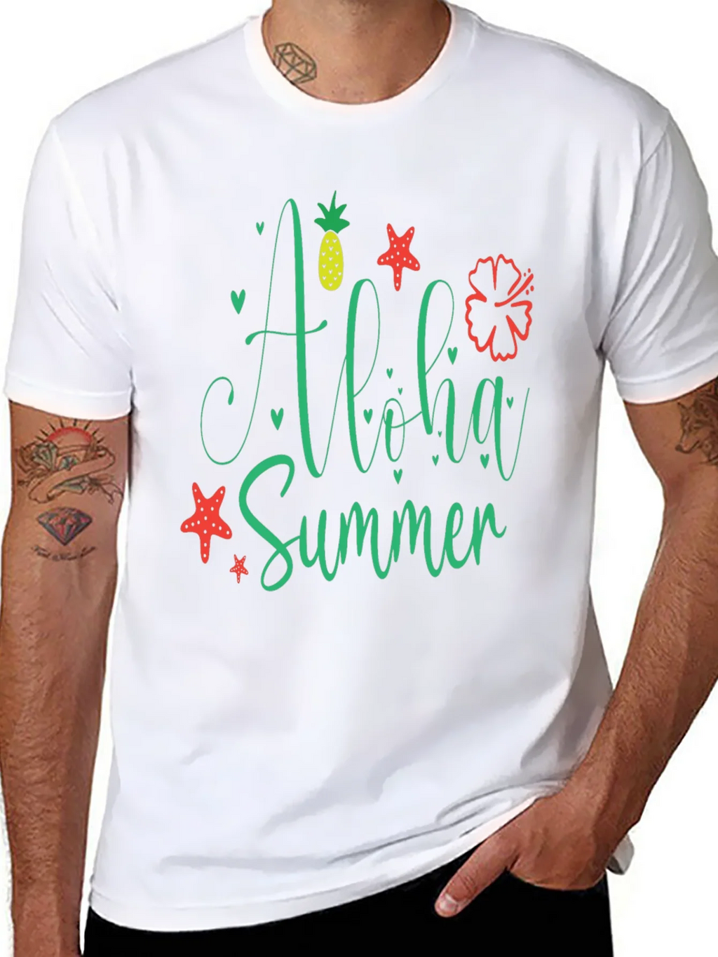 Aloha Summer Graphic T-Shirt