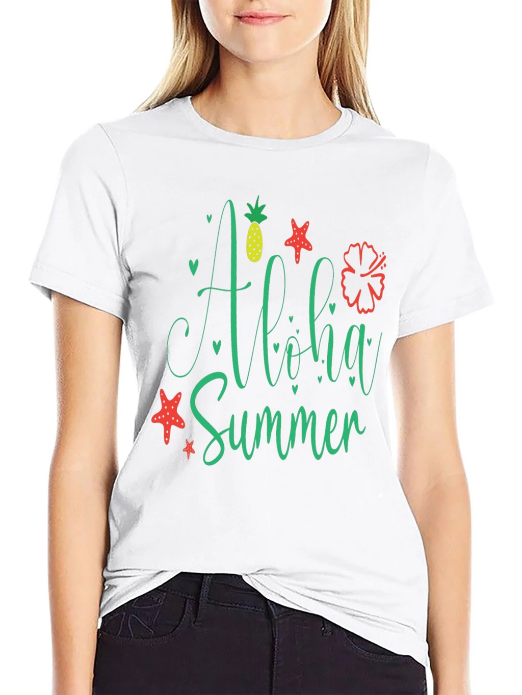 Aloha Summer Graphic T-Shirt