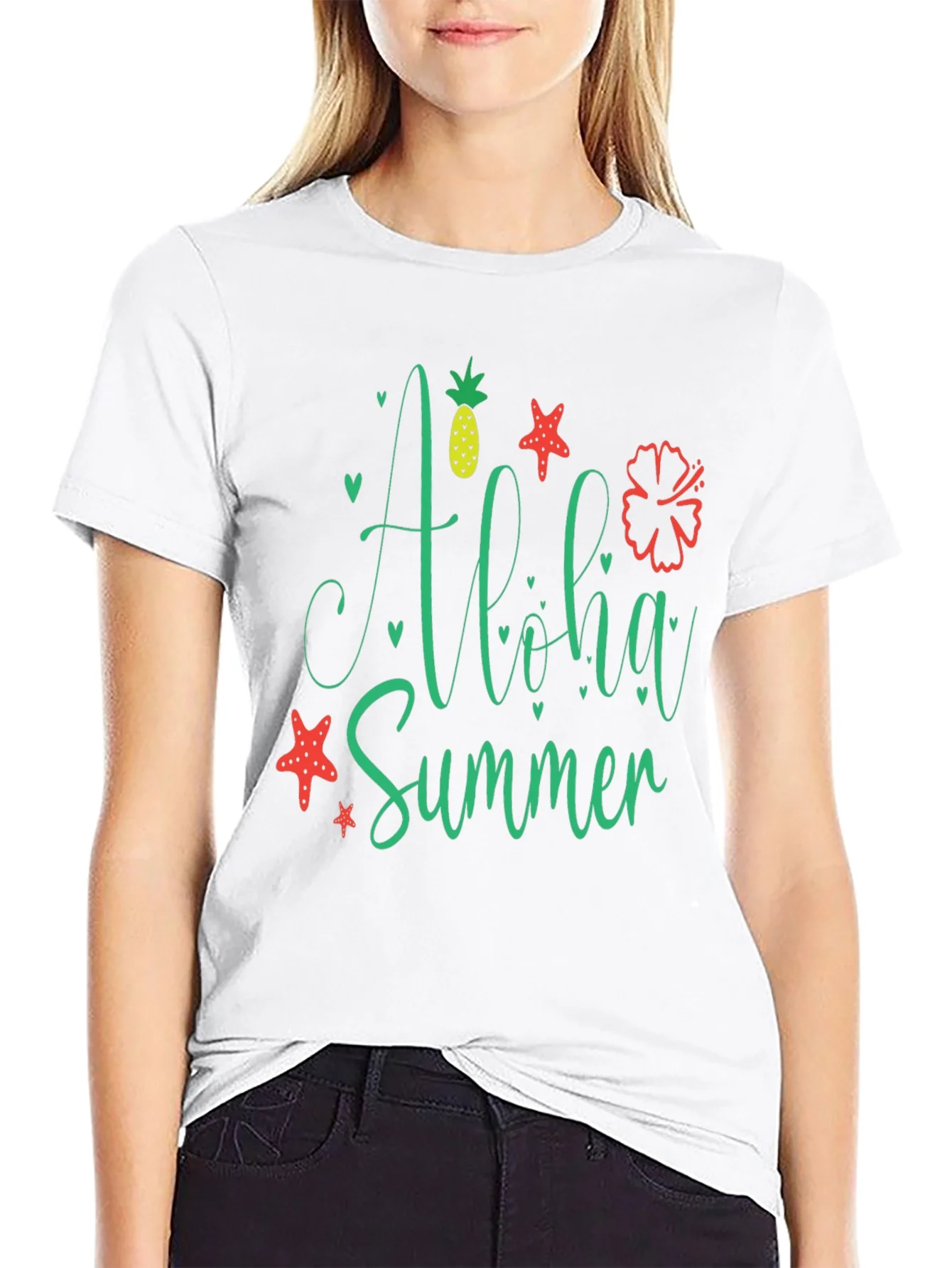 Aloha Summer Graphic T-Shirt