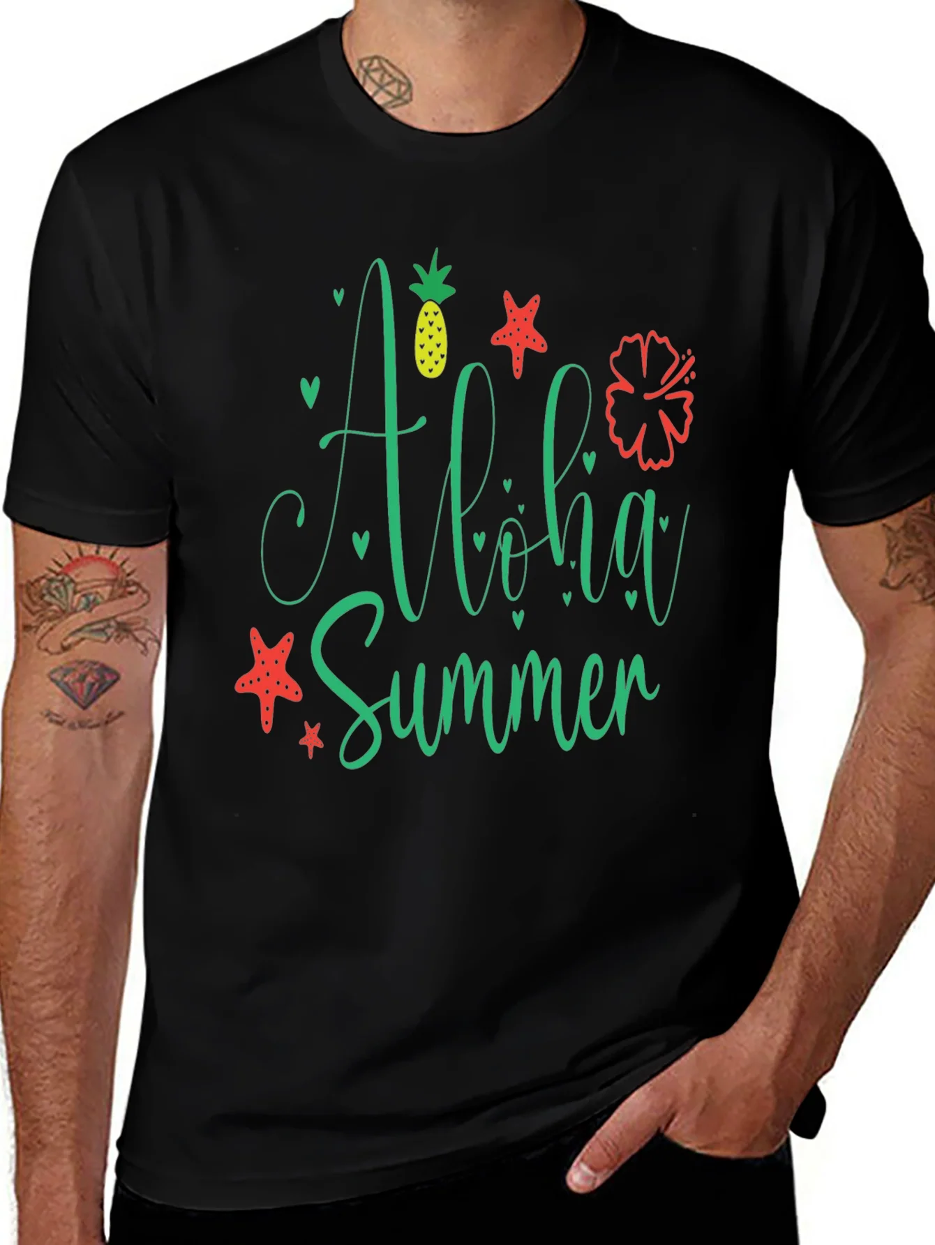 Aloha Summer Graphic T-Shirt