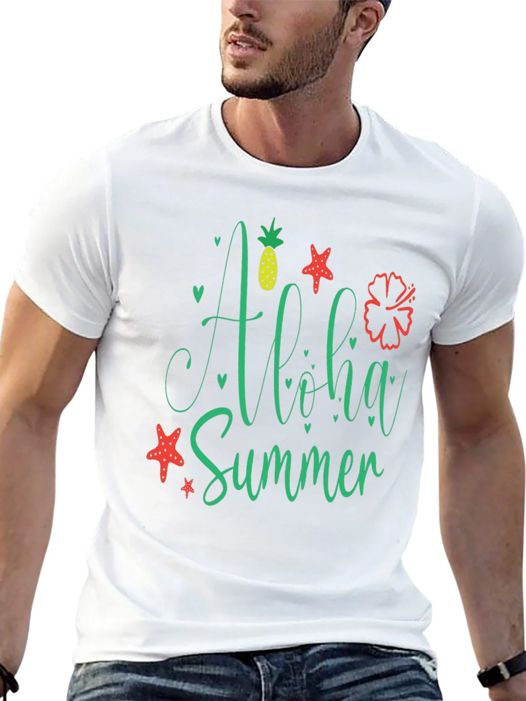Aloha Summer Graphic T-Shirt
