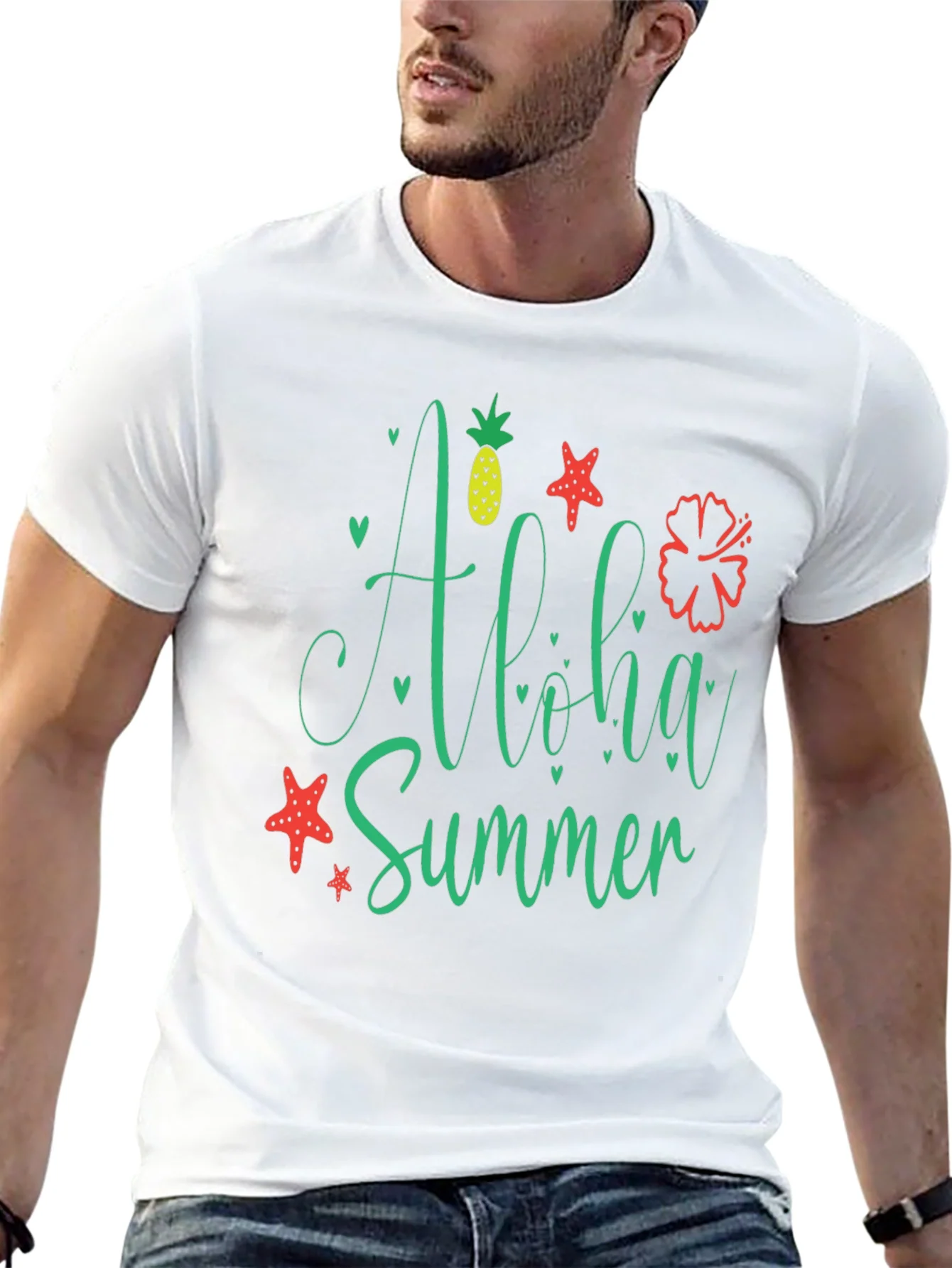 Aloha Summer Graphic T-Shirt