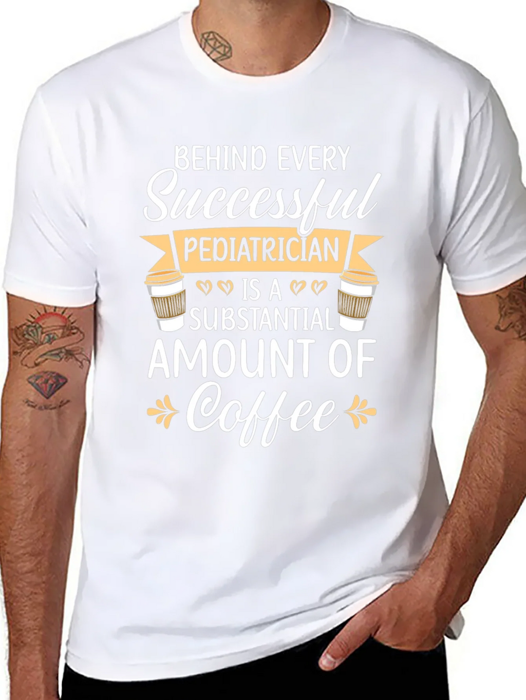 Pediatrician Coffee T-Shirt - Gift for Doctors