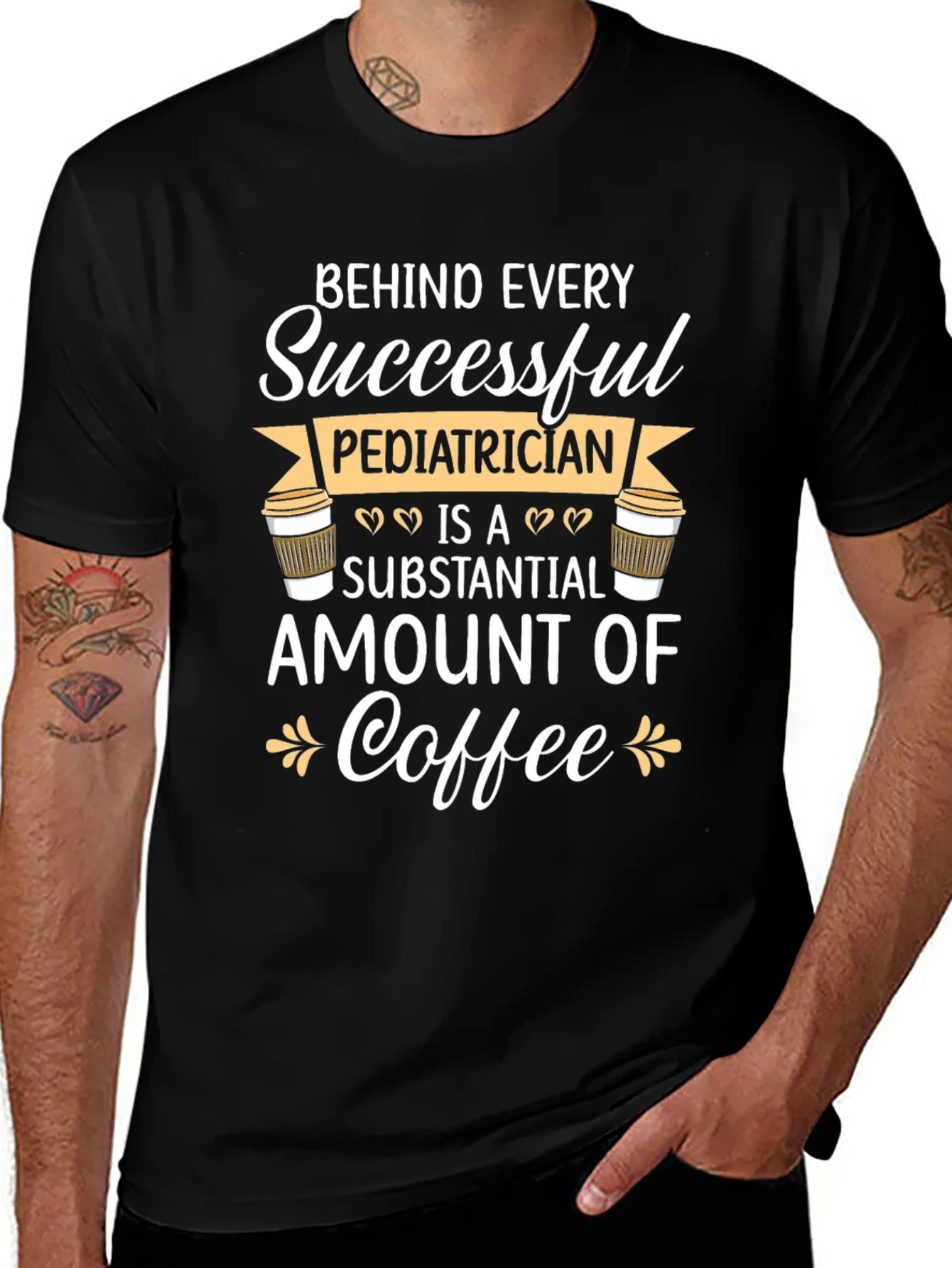 Pediatrician Coffee T-Shirt - Gift for Doctors